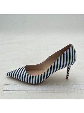 YDN Women's Chic Pointed Closed Toe Mid Heel Pumps Slip on Stilettos Slide Dress